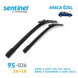 Araca Özel Silecek Takımı Bmw-1 Seri F20-f21 2011>, Bmw-2 Seri Bmw-2 Seri 2013>,, 22" 18" 95-026